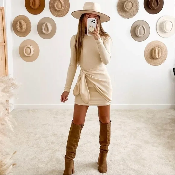 Superdown Dana Wrap Mini Dress - Picture 5 of 7